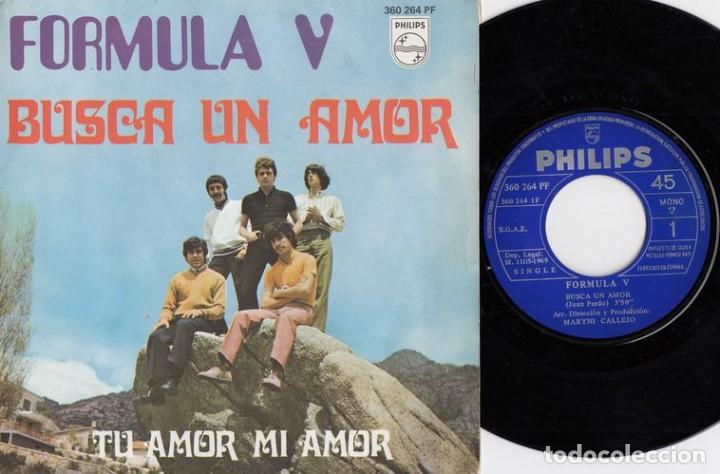 Discos de vinilo: FORMULA V - BUSCA UN AMOR - SINGLE VINILO - Foto 1
