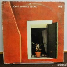 Discos de vinilo: DISCO VINILO LP. JOAN MANUEL SERRAT ‎– 1978. 33 RPM.. Lote 231837135