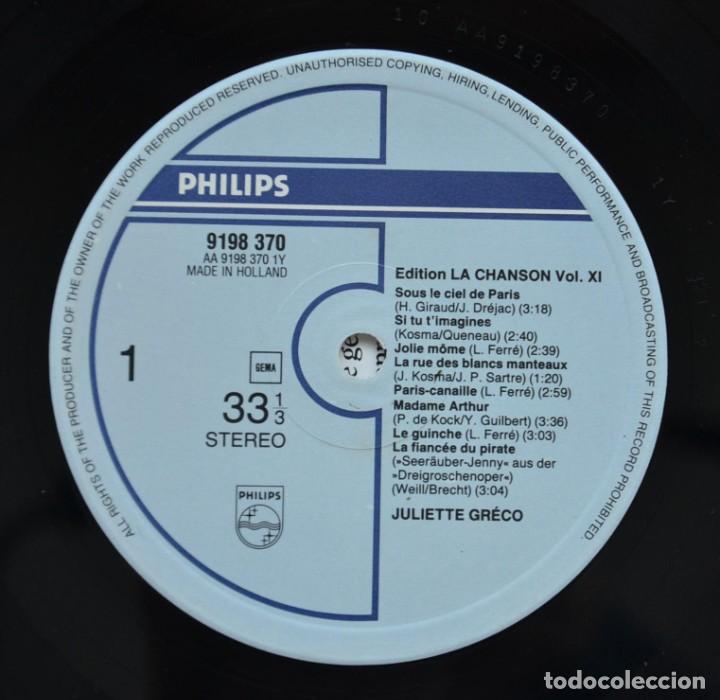 Discos de vinilo: Juliette Gr&eacute;co LP HOLLAND - Foto 2