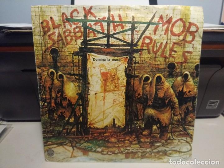 Discos de vinilo: SG BLACK SABBATH : MOB RULES - Foto 1