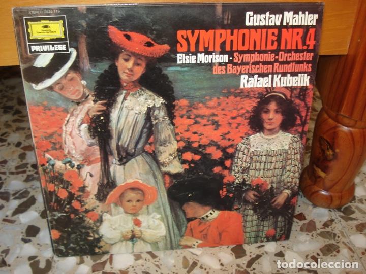 Discos de vinilo: Mahler 4&ordf; Sinfon&iacute;a 4 Kubelik LP - Foto 1