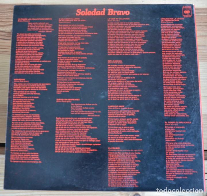 Discos de vinilo: Soledad Bravo - LP - 1976 - Foto 3