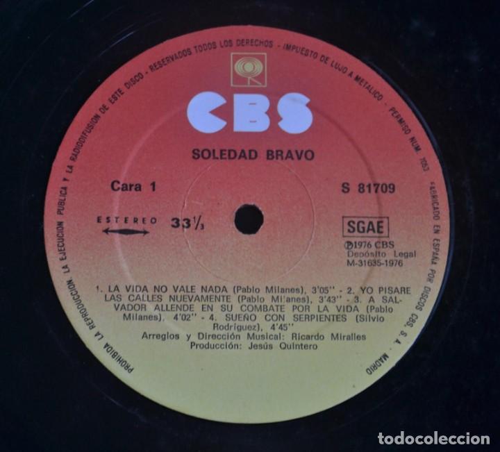 Discos de vinilo: Soledad Bravo - LP - 1976 - Foto 4
