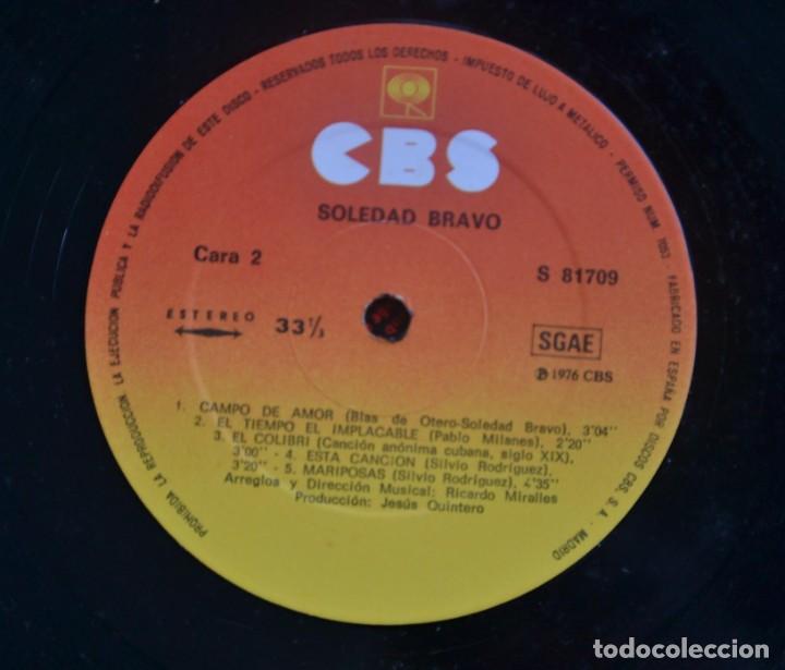 Discos de vinilo: Soledad Bravo - LP - 1976 - Foto 5
