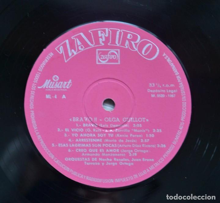 Discos de vinilo: Olga Guillot &lrm;&ndash; Bravo !! LP - 1967 - Foto 3