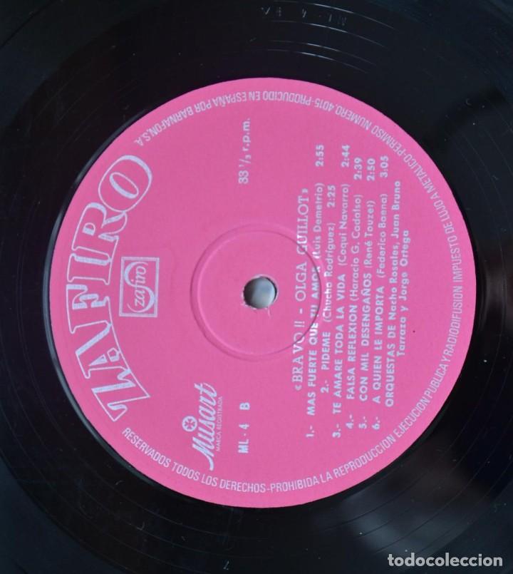 Discos de vinilo: Olga Guillot &lrm;&ndash; Bravo !! LP - 1967 - Foto 4