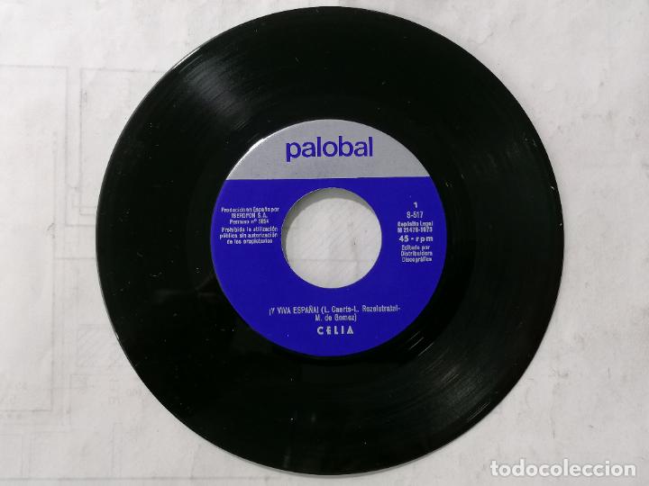 Discos de vinilo: CELIA, Y VIVA ESPA&Ntilde;A / ERES TU. - PALOBAL - Foto 3