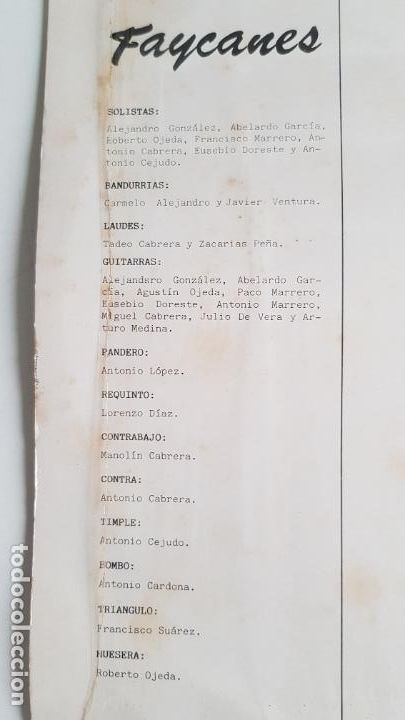 Discos de vinilo: Folklore de Canarias - Faycanes (Tara) VINILO - Foto 4
