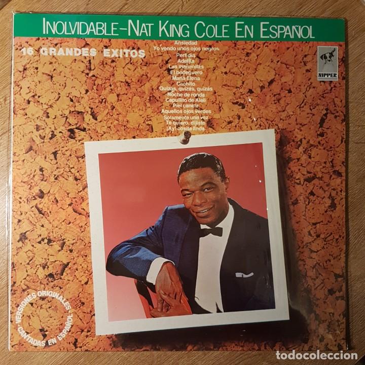 Discos de vinilo: LP INOLVIDABLE NAT KING COLE EN ESPA&Ntilde;OL - Foto 1