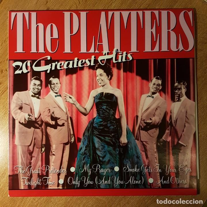 Discos de vinilo: LP THE PLATTERS. 20 GREATEST HITS - Foto 1
