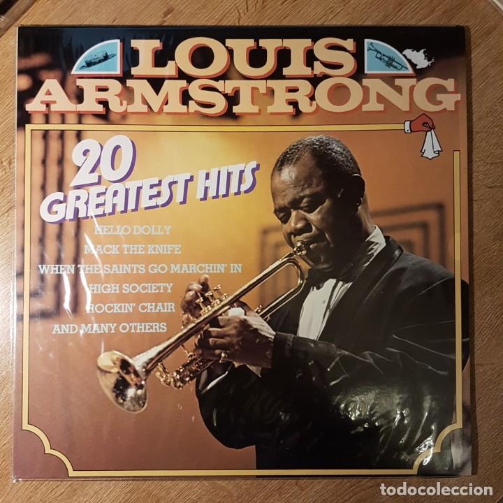 Discos de vinilo: LP LOUIS ARMSTRONG. 20 GREATEST HITS - Foto 1