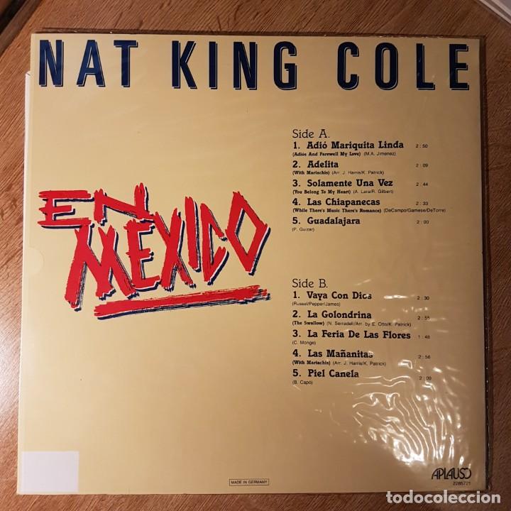 Discos de vinilo: LP NAT KING COLE EN MEXICO - Foto 2