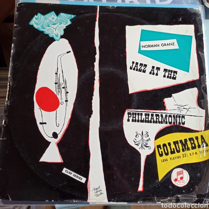 Disques de vinyle: Jazz At The Philharmonic - Carnegie Hall Concert 1952 (Record 3) (Columbia - 33CX 10011, UK, 1955)