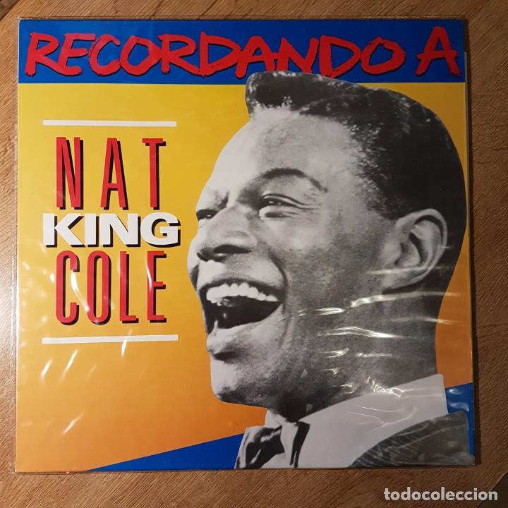 Discos de vinilo: LP RECORDANDO A NAT KING COLE - Foto 1