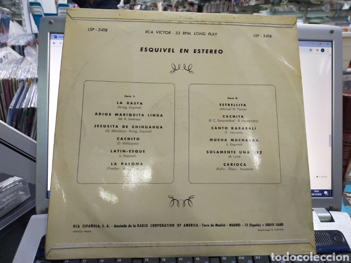 Discos de vinilo: Esquivel lp latin-esque Espa&ntilde;a 1965 - Foto 2