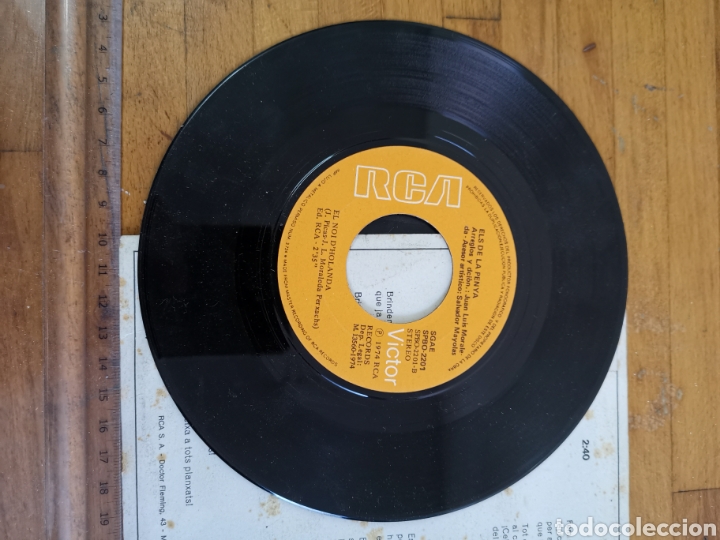 Discos de vinilo: Disco de vinilo de 1974 Els de la Penya, Visca el Bar&ccedil;a. - Foto 3