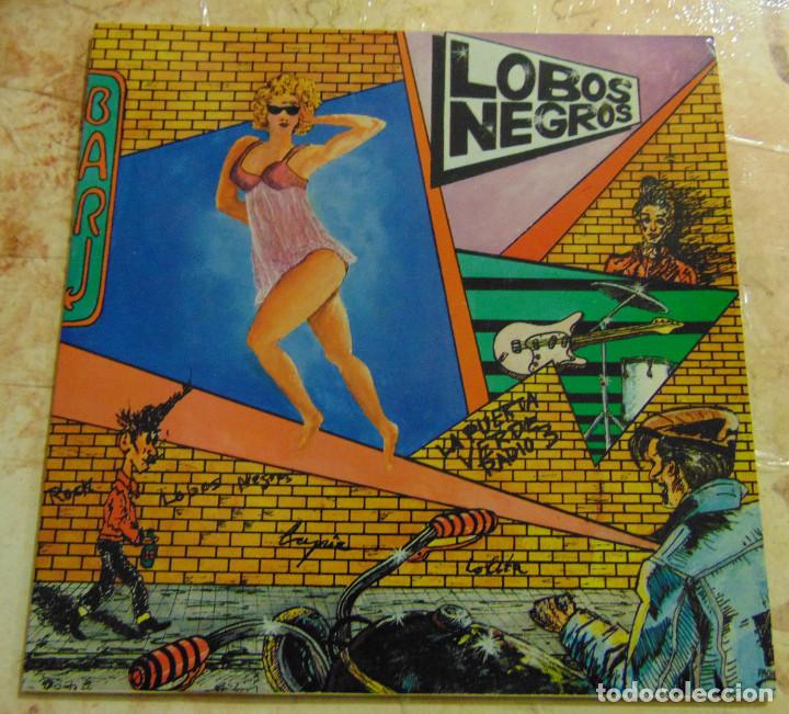 Discos de vinilo: LOBOS NEGROS - OBSESION - SINGLE 1993 - Foto 1
