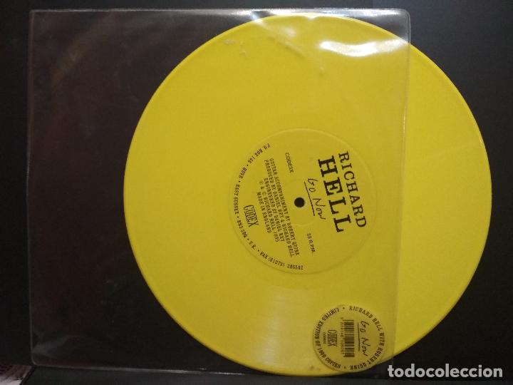 Discos de vinilo: Richard Hell With Robert Quine &lrm;&ndash; Go Now single 10&rdquo; Sello: CodeX &lrm;&ndash; CODE3X uk 1995 pepeto - Foto 2
