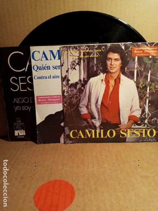 Discos de vinilo: CAMILO SESTO - 3 SINGLES . - Foto 1