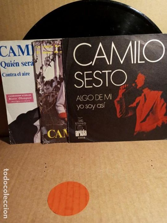 Discos de vinilo: CAMILO SESTO - 3 SINGLES . - Foto 3