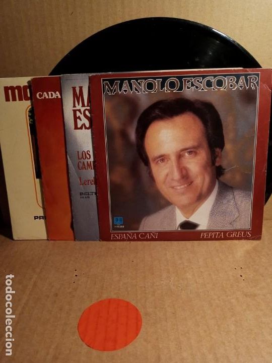 Discos de vinilo: MANOLO ESCOBAR - 4 SINGLES . - Foto 2