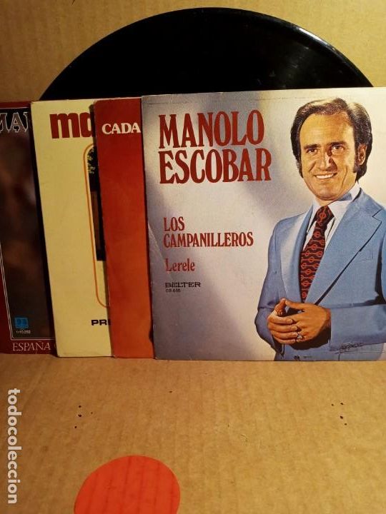 Discos de vinilo: MANOLO ESCOBAR - 4 SINGLES . - Foto 3
