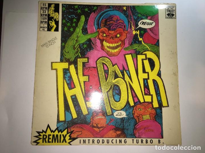 Discos de vinilo: MAXI SINGLE THE POWER - REMIX - INTRODUCING TURBO B - Foto 1