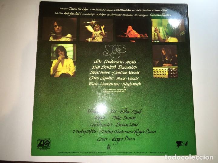 Discos de vinilo: LP YES - CHOSE TO THE EDGE - Foto 3