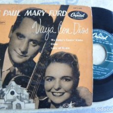 Discos de vinilo: LES PAUL MARY FORD -VAYA CON DIOS -EP -PEDIDO MINIMO 3 EUROS