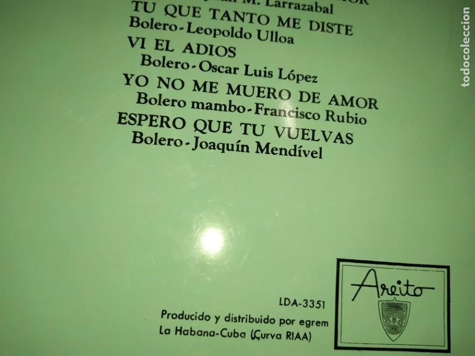 Discos de vinilo: Clara Y Mario LP AREITO CUBA - Foto 2