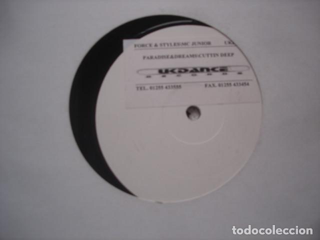 Discos de vinilo: Force & Styles Feat. Junior Cutting Deep / Paradise & Dreams (Duet Version) - Foto 1