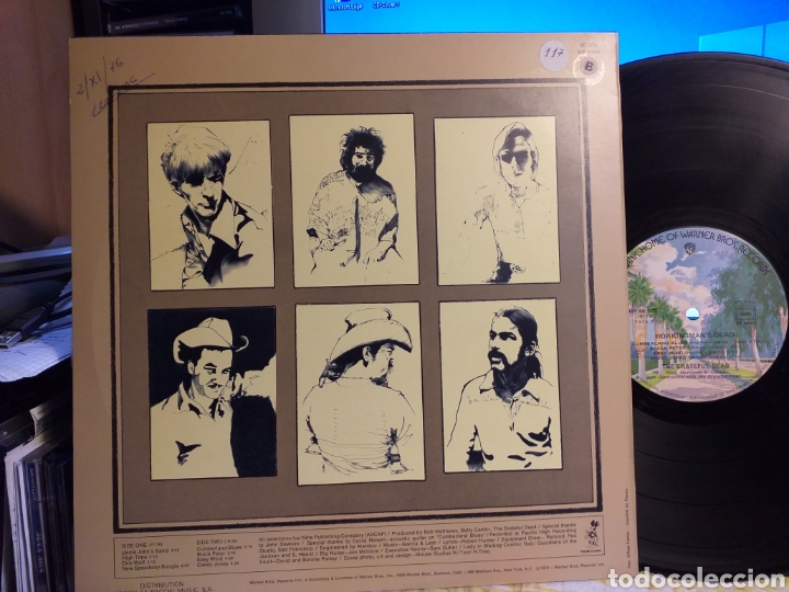 Discos de vinilo: THE GRATEFUL DEAD WORKINGMANS DEAD EDICION FRANCESA - Foto 2