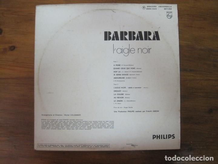 Discos de vinilo: Barbara &lrm;&ndash; Laigle Noir Lp - Foto 2