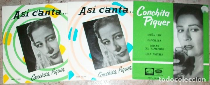 Discos de vinilo: Discos (Conchita Piquer) (3 discos) - Foto 1