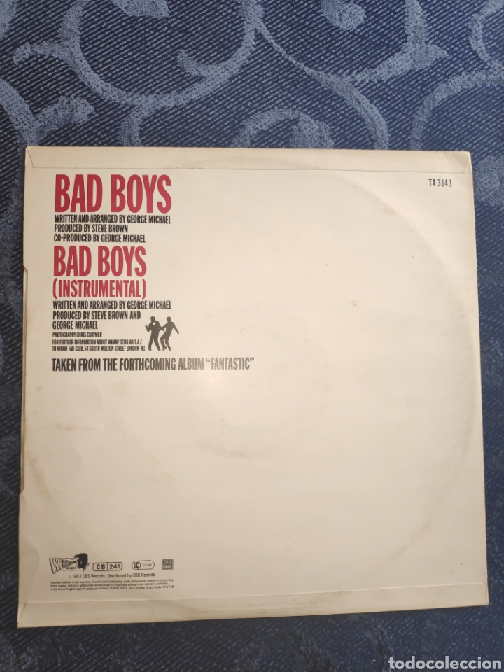 Discos de vinilo: Vinilo maxi single - Wham - Bad boys - 12 - Foto 3