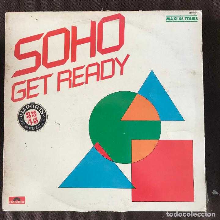 Discos de vinilo: SOHO - GET READY - 12 MAXISINGLE POLYDOR 1983 - Foto 1
