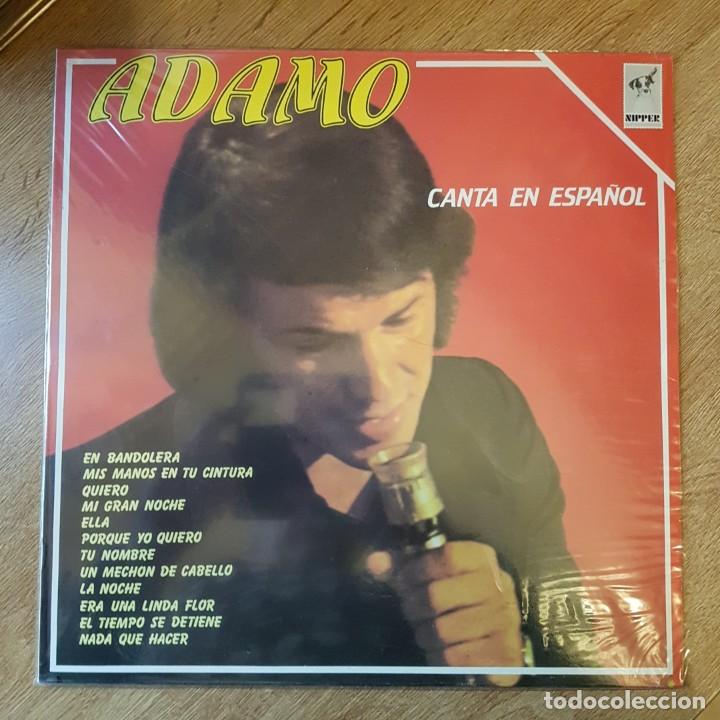 Discos de vinilo: LP ADAMO CANTA EN ESPA&Ntilde;OL - Foto 1