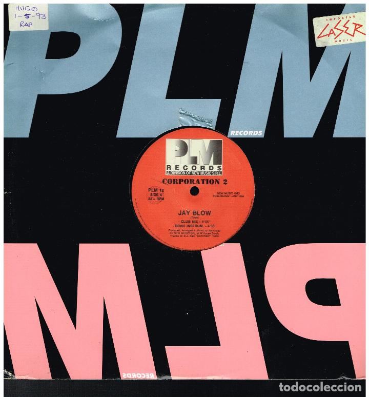 Discos de vinilo: CORPORATION 2 - JAY BLOW - MAXI SINGLE 1993 - Foto 1