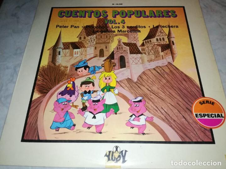Discos de vinilo: CUENTOS POPULARES-VOL 4-ORIGINAL A&Ntilde;O 1971 - Foto 1