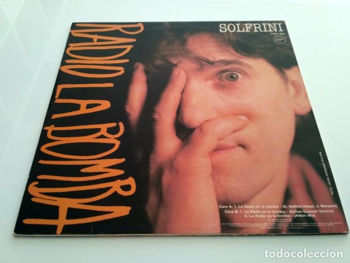 Discos de vinilo: Solfrini - Radio Es La Bomba (Spanish Version) - Foto 2