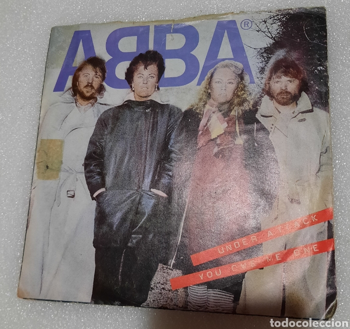 Discos de vinilo: Abba - Under Attack. EPIC. EDICI&Oacute;N UK - Foto 1