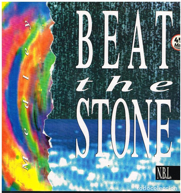 Discos de vinilo: N.B.L. - BEAT THE STONE - MAXI SINGLE 1990 - Foto 1