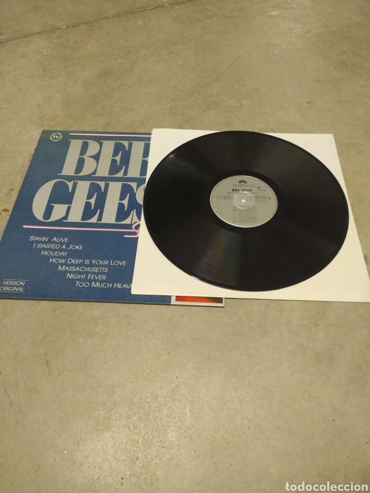 Discos de vinilo: BEE GEES STORY LP 1991 POLYDOR - Foto 3