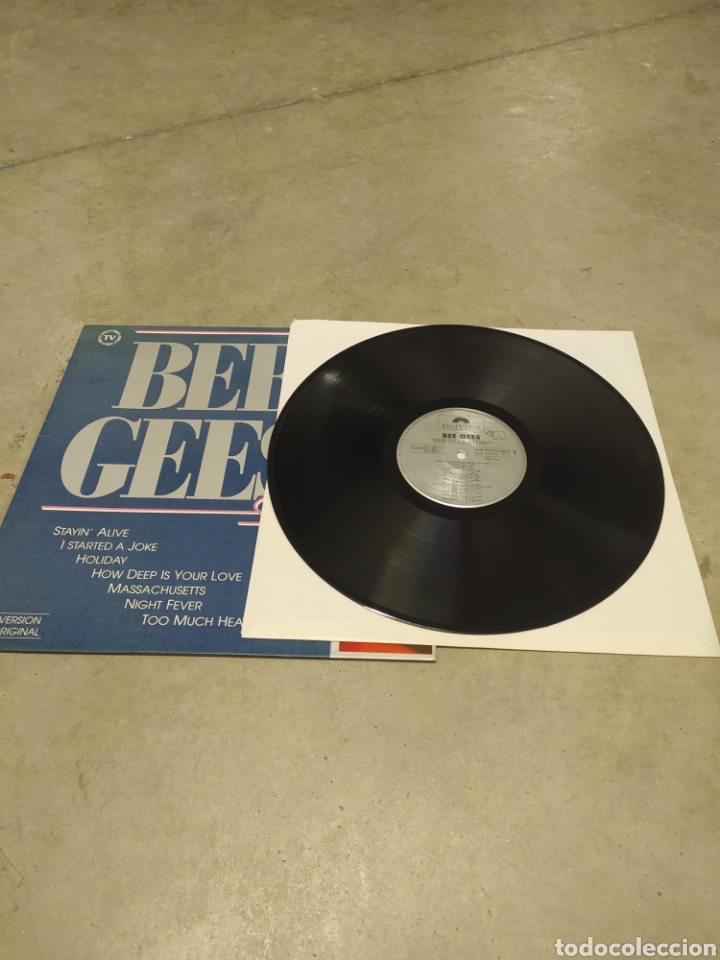 Discos de vinilo: BEE GEES STORY LP 1991 POLYDOR - Foto 4