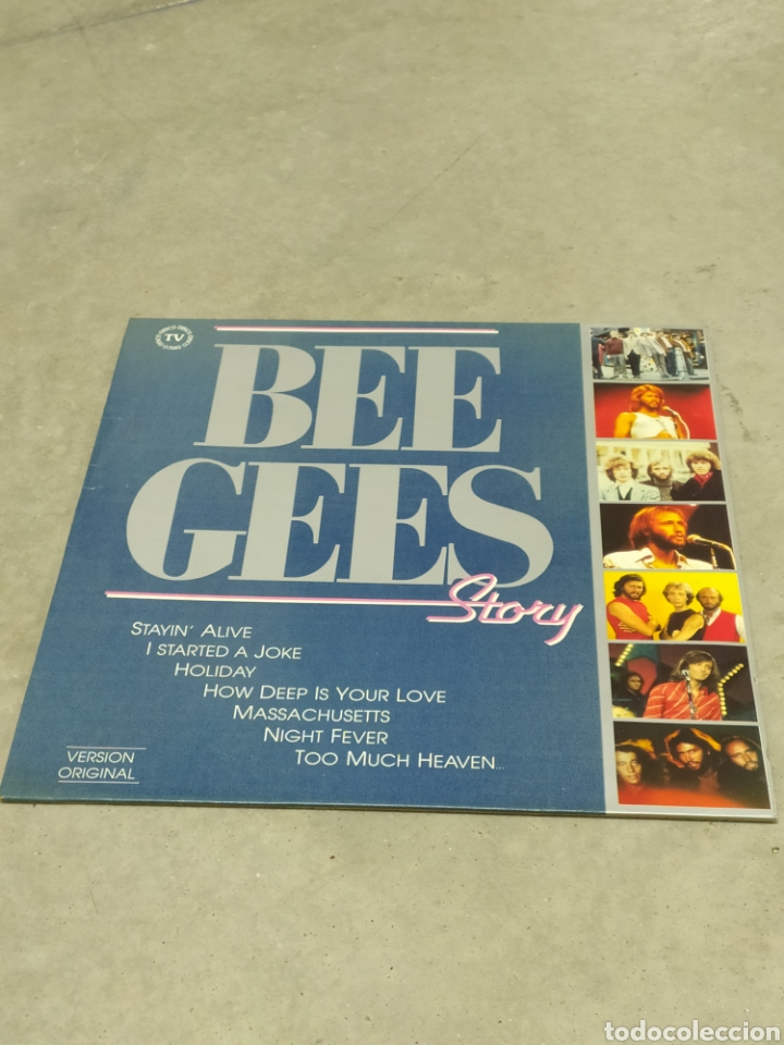 Discos de vinilo: BEE GEES STORY LP 1991 POLYDOR - Foto 1
