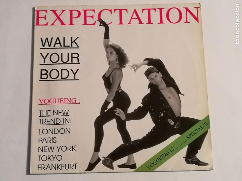 Discos de vinilo: Expectation - Walk Your Body - 1989 - Foto 1