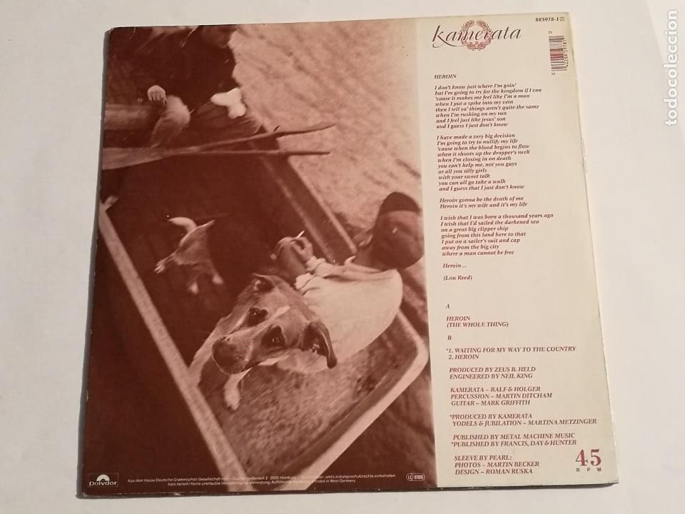 Discos de vinilo: Kamerata - Heroin - 1987 - Foto 2