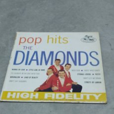 Discos de vinilo: THE DIAMONDS * POP HITS * LP MERCURY WING 1962 MADE IN USA. RARO. Lote 233185010