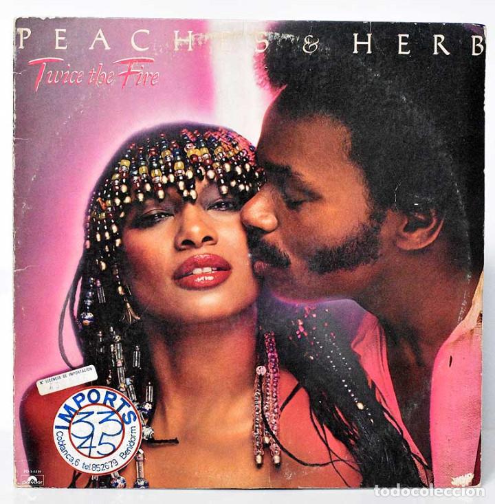 Discos de vinilo: Peaches & Herb - Twice the Fire. LP - Foto 1