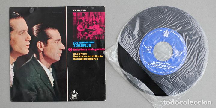 Discos de vinilo: LOS HERMANOS TORONJO// CADA HORA+2// EP//1964// HISPAVOX - Foto 3
